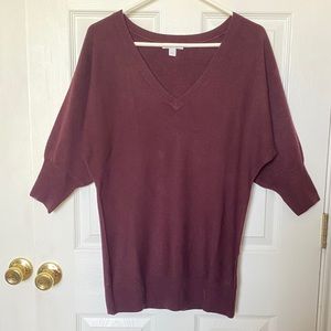 New York & Company maroon sweater